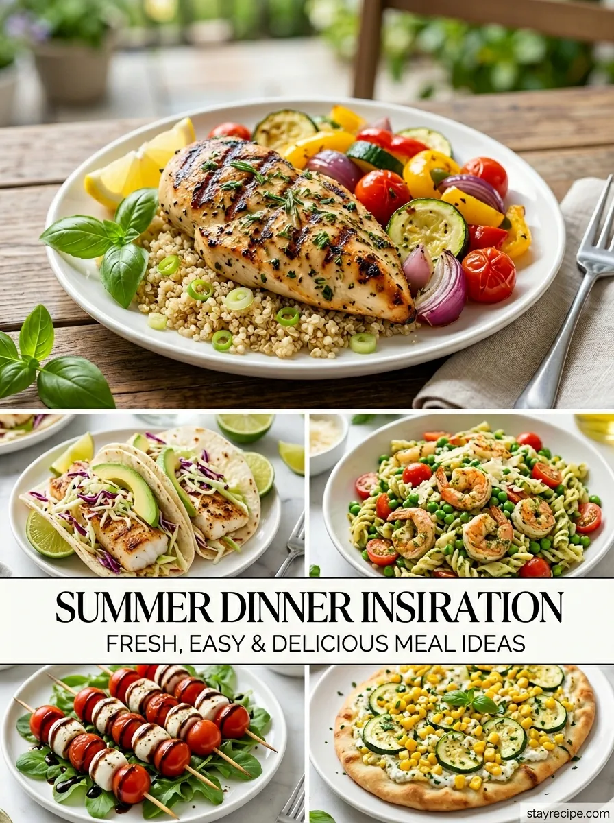 Summer Meals Dinner Dinner