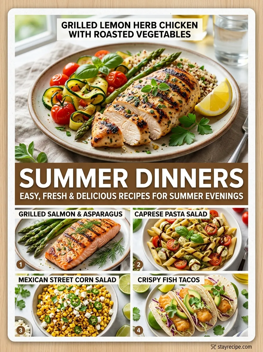 10 Best Summer Recipes Dinner Ideas: The Complete Guide to Quick, Healthy, and Easy Weeknight Meals
