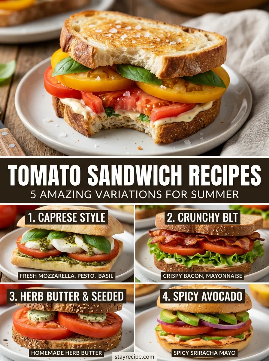 Top Must-Try Tomato Sandwich Recipes for a Quick & Simple Dinner